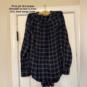 VGUC Lucky Brand women’s long sleeve button down shirt, size smalll